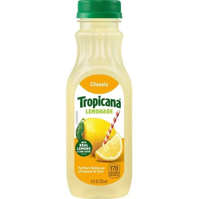 Tropicana Lemonade.