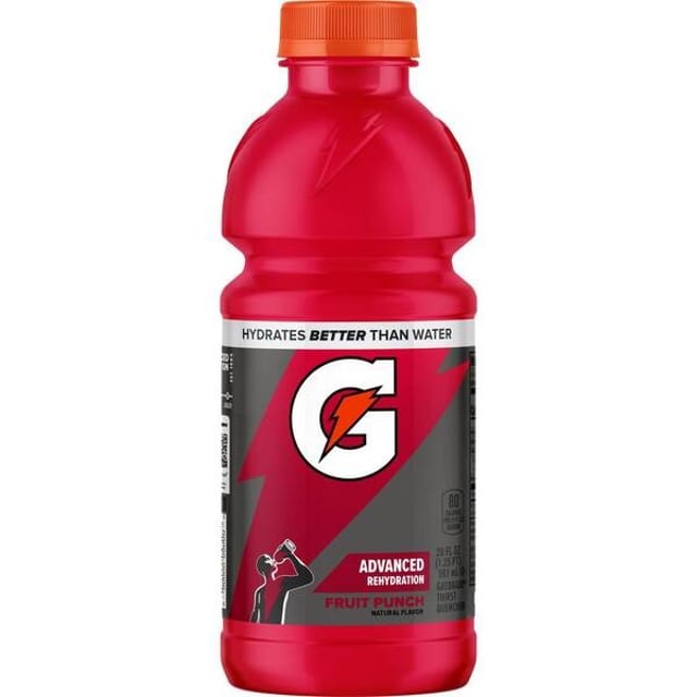 Gatorade Fruit Punch.