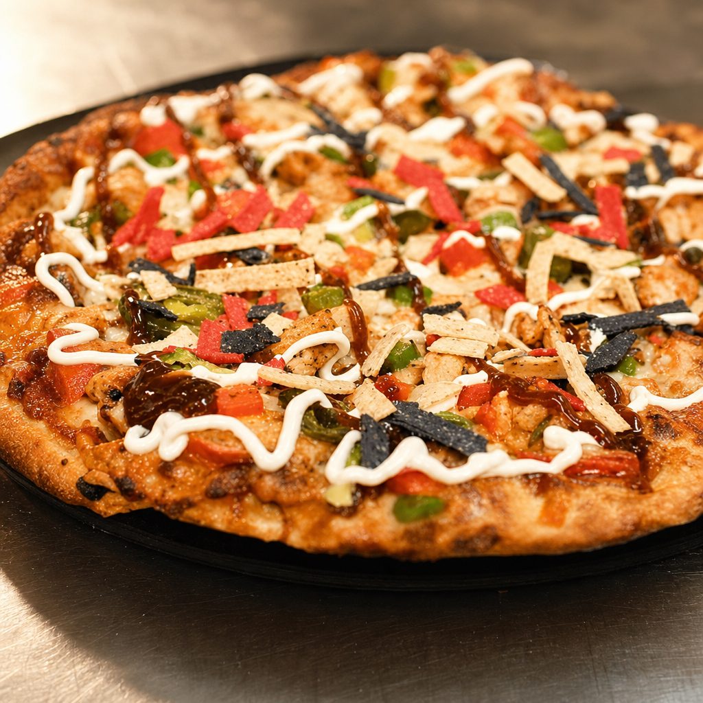 BBQ Chicken Nacho Pizza (10 Inch).