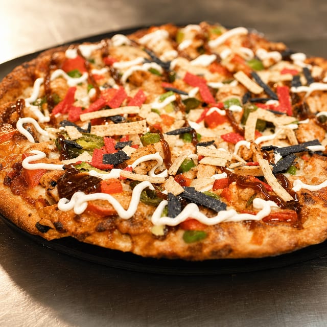 BBQ Chicken Nacho Pizza (10 Inch).