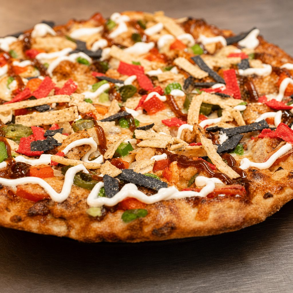 BBQ Chicken Nacho Pizza (16 Inch).